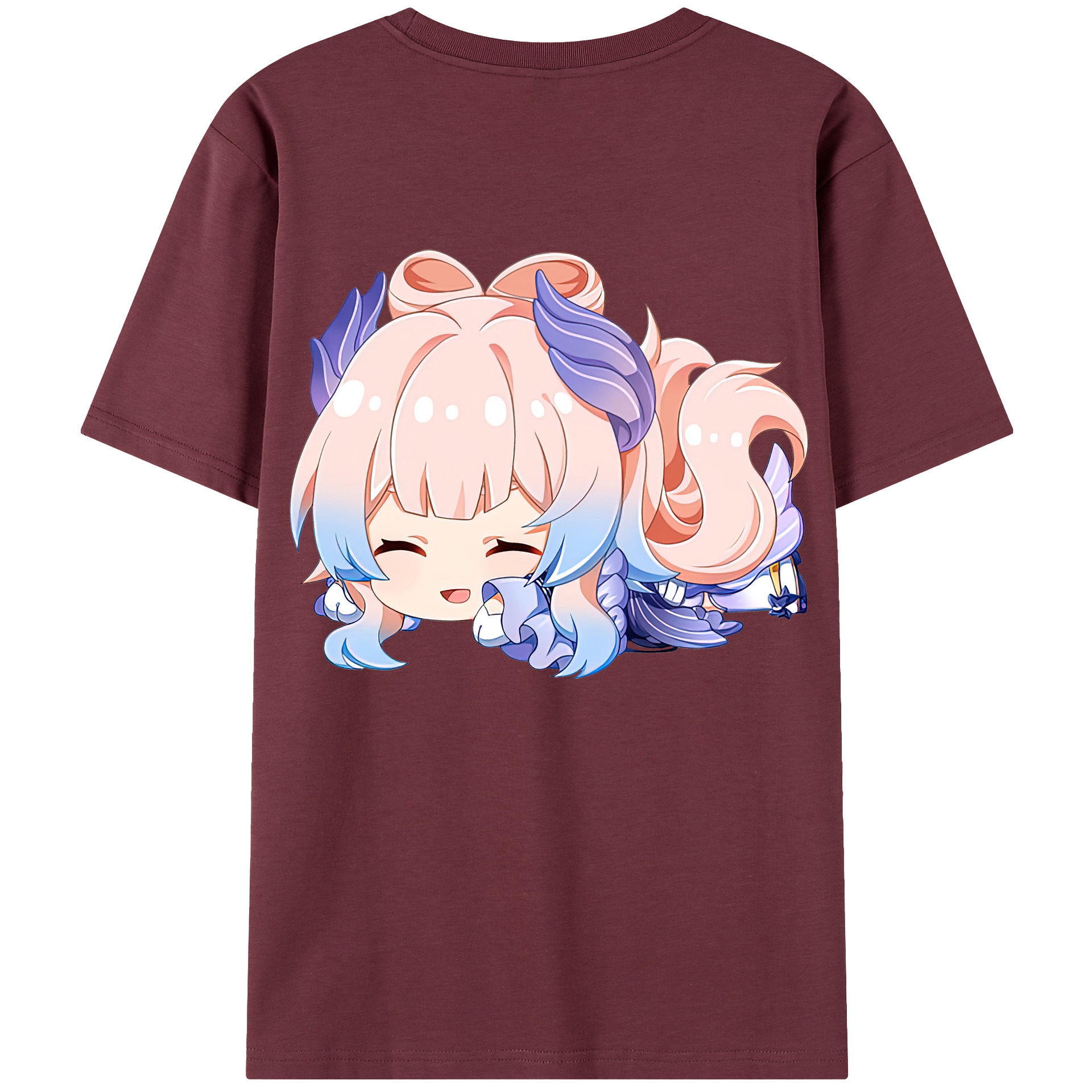 げんし神 珊瑚宮心海 サンゴノミヤ・ココミ genshin Sangonomiya Kokomi 綿100％半袖Tシャツ（背面プリント）